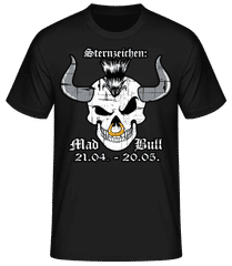 Metal Sternzeichen Mad Bull · Männer Basic T-Shirt