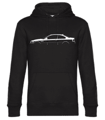 'BMW M3 Coupe E46' Silhouette · Men’s Standard Hoodie