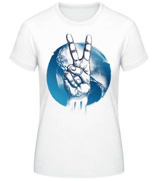 Aperçu: Ocean Peace - T-shirt standard Femme - Blanc - Devant