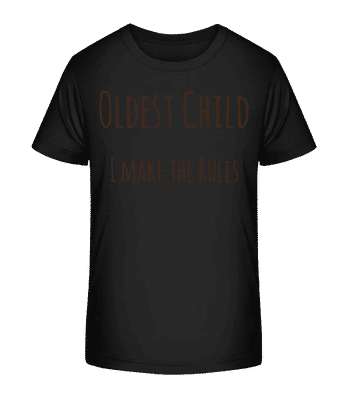 Oldest Child - T-shirt bio Enfant Stanley Stella 2.0 - Noir - Devant