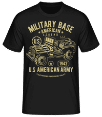 American Army Jeep · Men's Basic T-Shirt