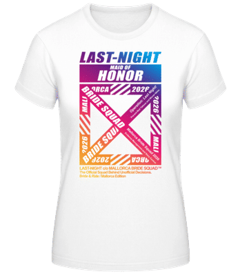 Hen Night Maid Of Honor Mallorca - Frauen T-Shirt B&C - Weiß - Vorne