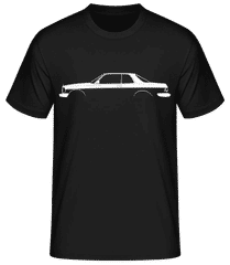 'Mercedes-Benz 280 CE C123' Silhouette · Pánské basic tričko