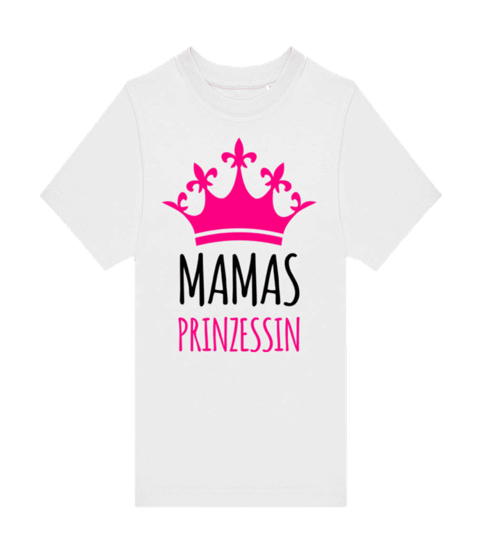 Vorschau: Mamas Prinzessin - Kinder T-Shirt B&C - Weiß - Vorne