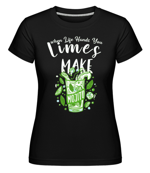 Aperçu: Mojito -  T-shirt Shirtinator femme - Noir - Devant
