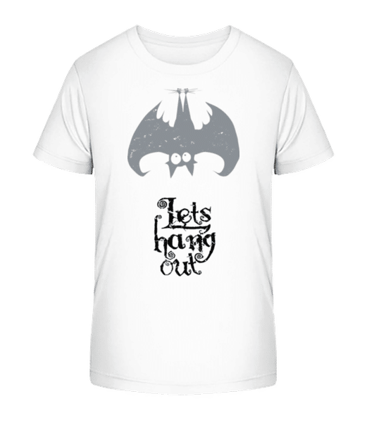 Aperçu: Let's Hang Out Bat - T-shirt bio Enfant Stanley Stella 2.0 - Blanc - Devant