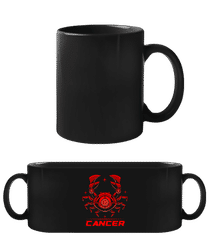 Mecha Robotic Zodiac Sign Cancer · Schwarze Tasse
