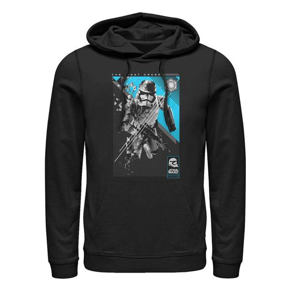 Aperçu: Star Wars - Le Réveil de la Force - Death Trooper Poly Trooper - Unisex Sweat à capuche - Noir - Devant