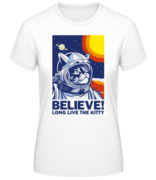 Aperçu: Believe - T-shirt standard Femme - Blanc - Devant