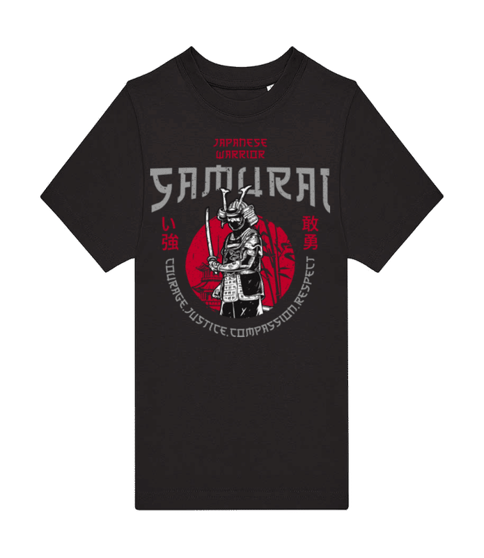 Aperçu: Samurai Warrior - T-shirt homme B&C - Noir - Devant