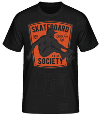 Skateboard Society · Men's Basic T-Shirt