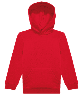 Sweat à capuche standard pour enfant - Rouge - Devant