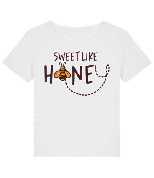 Aperçu: Sweet Like Honey - T-shirt bio Femme Stanley Stella 2.0 - Blanc - Devant