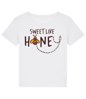 Sweet Like Honey - T-shirt bio Femme Stanley Stella 2.0 - Blanc - Devant