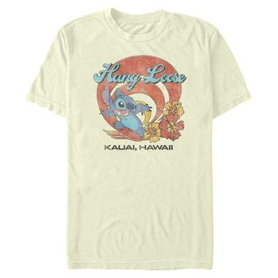 Disney - Lilo & Stitch - Stitch Kauai - Men's T-Shirt - Cream - Front