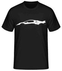 'Lamborghini Sesto Elemento' Silhouette · Men's Basic T-Shirt