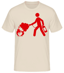 Firefighter Sign · Men's Basic T-Shirt