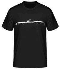 'Mercedes SL R232' Silhouette - Männer Basic T-Shirt - Schwarz - Vorne
