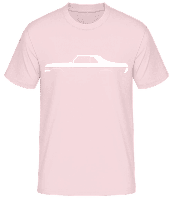 'Opel Diplomat Coupe A' Silhouette - Men's Basic T-Shirt - Pink - Front