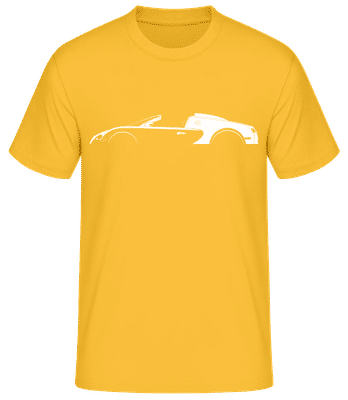 'Bugatti Veyron Grand Sport' Silhouette - Men's Basic T-Shirt - Golden yellow - Front