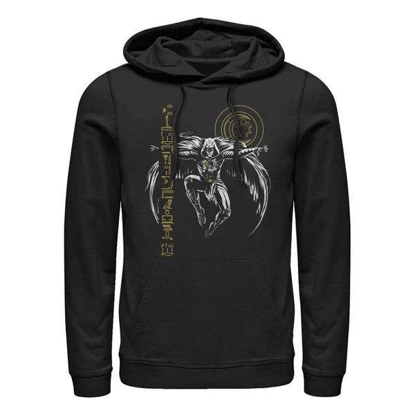 Aperçu: Marvel - Moon Knight - Moon Knight Gliph Lift - Unisex Sweat à capuche - Noir - Devant