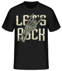 Lets Rock - T-shirt standard Homme - Noir - Devant