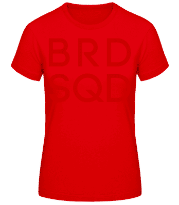 Bride Squad - Women's Basic T-Shirt - Red - Front