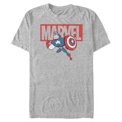 Marvel - Avengers - Captain America Brick Captn - Men's T-Shirt