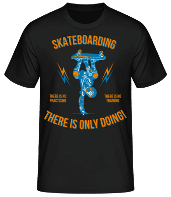 Skateboarding - Men's Basic T-Shirt - Black - Front