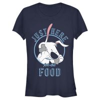 Disney - Mulan - Little Brother Lil Brother Food - Women's T-Shirt - Navy - Front