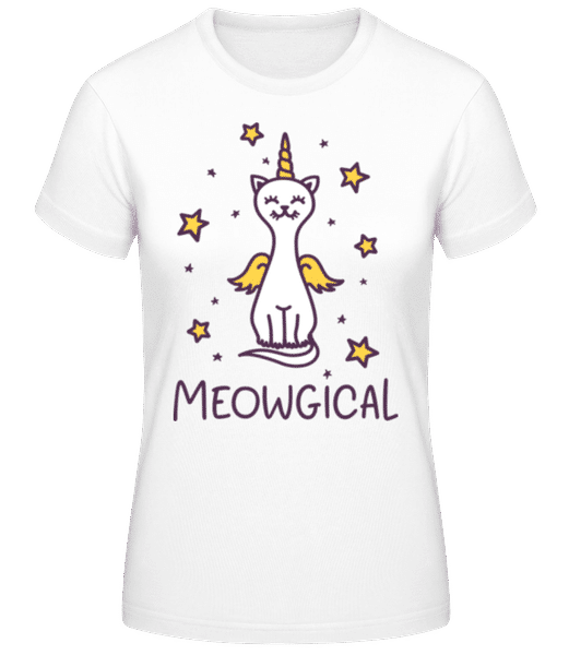 Aperçu: Meowgical - T-shirt standard Femme - Blanc - Devant