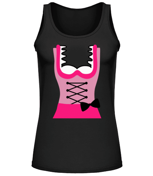 Aperçu: Costume Tyrolien - Débardeur Femme - Noir - Devant