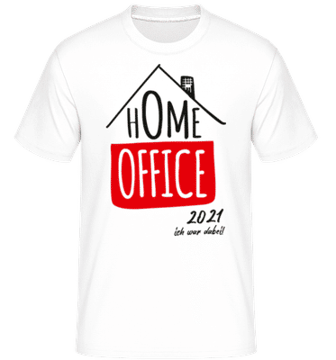 Home Office 2021 - Shirtinator Männer T-Shirt - Weiß - Vorne