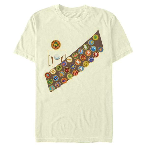 Aperçu: Pixar - Là-haut - Russell Shirt - Halloween - Homme T-shirt - Crème - Devant