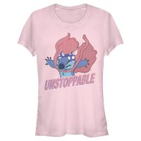 Disney - Lilo & Stitch - Stitch Unstoppable - Mujeres Camiseta - Rosa - delante