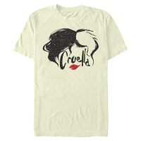 Disney Classics - Cruella - Cruella DeVille Simply - Men's T-Shirt - Cream - Front