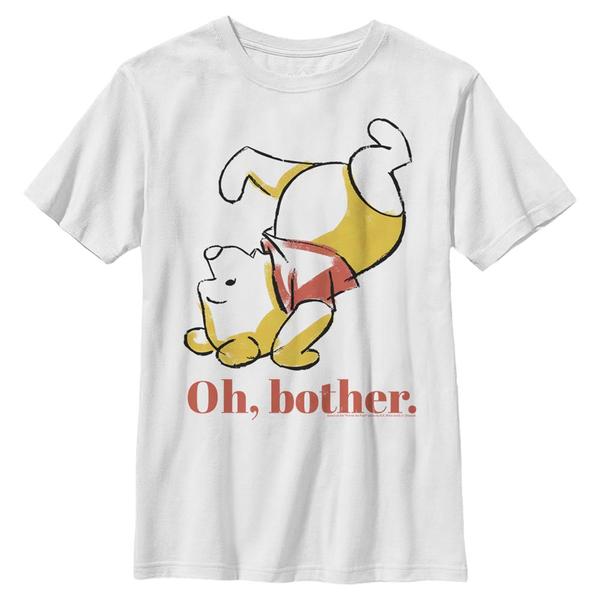 Aperçu: Disney Classics - Winnie l'ourson - Medvídek Pú Oh Bother Bear - Enfant T-shirt - Blanc - Devant