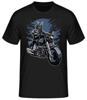 Samurai Ride - Männer Basic T-Shirt - Schwarz - Vorne