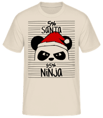 Santa Ninja Panda · Männer Basic T-Shirt