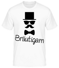 Bräutigam Schrift · Männer T-Shirt B&C