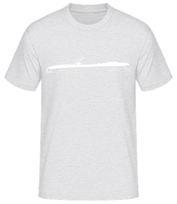 'Audi Cabriolet' Silhouette - Men's Basic T-Shirt - Heather grey - Front