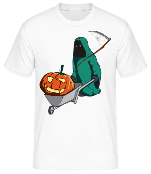 Aperçu: Faucheuse D'Halloween - T-shirt standard Homme - Blanc - Devant