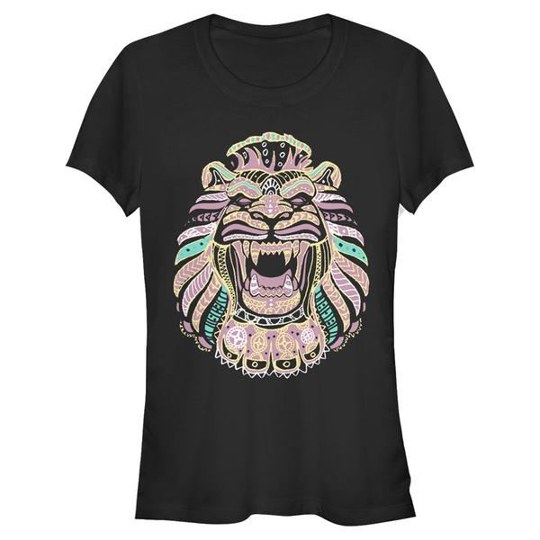 Aperçu: Disney - Aladin - Lion Aladdin - Femme T-shirt - Noir - Devant
