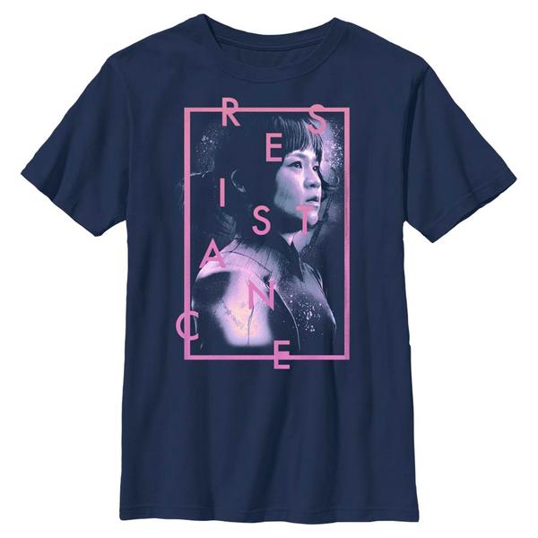 Aperçu: Star Wars - Rose Resist - Enfant T-shirt - Bleu marine - Devant