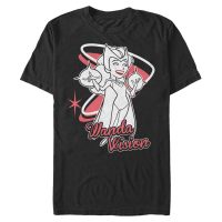 Marvel - Bruja Escarlata y Visión - Scarlet Witch Wanda Special - Hombres Camiseta - Negro - delante