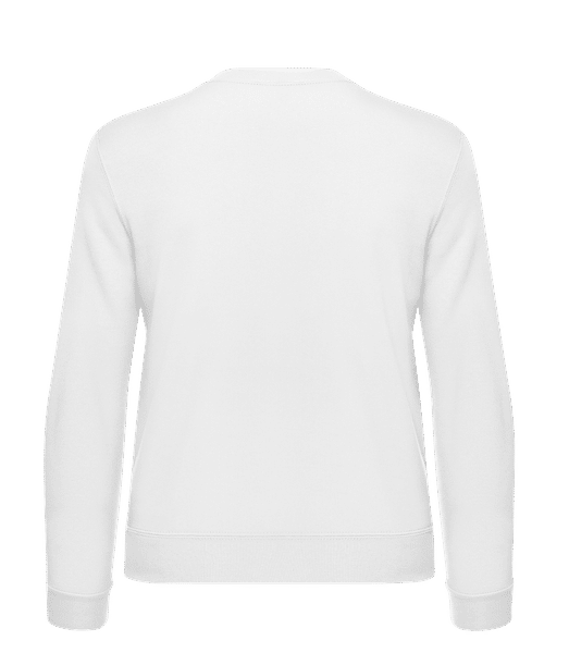 Aperçu: My Cat Is My Valentine - Sweatshirt Femme - Blanc - Derrière