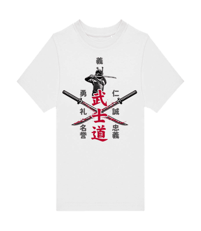Aperçu: Bushido - T-shirt homme B&C - Blanc - Devant