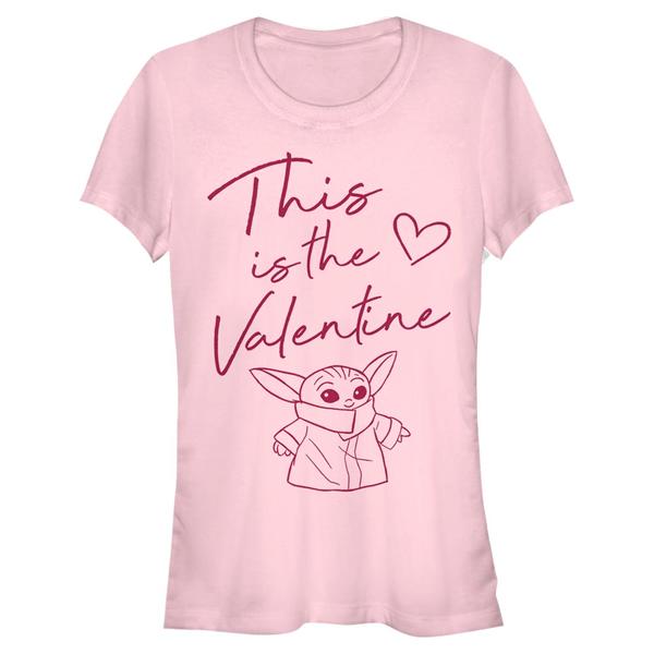 Aperçu: Star Wars - The Mandalorian - The Child This Valentine - Valentine's Day - Femme T-shirt - Rose - Devant