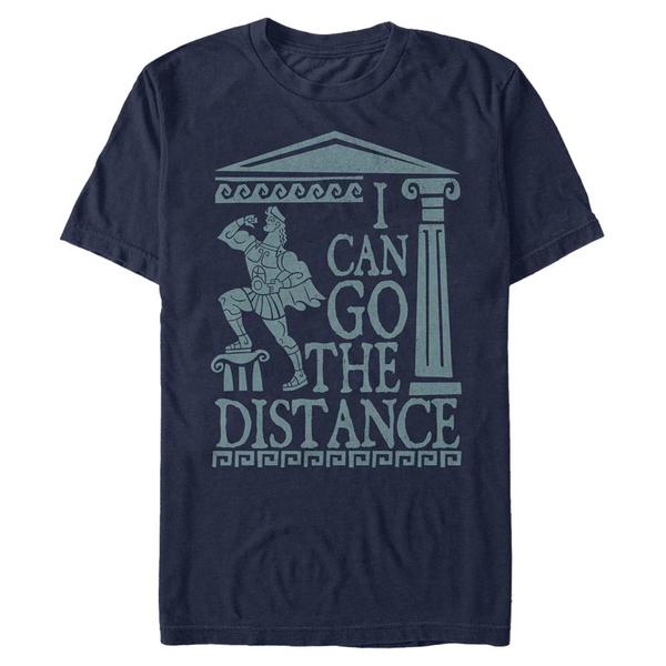 Aperçu: Disney - Hercules - Hercules Distance Gains - Homme T-shirt - Bleu marine - Devant