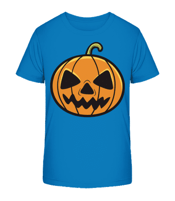 Citrouille D'Halloween - T-shirt bio Enfant Stanley Stella 2.0 - Bleu royal - Devant